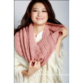 Acrylic Knitted Shawl (12-BR-201712-2.3)